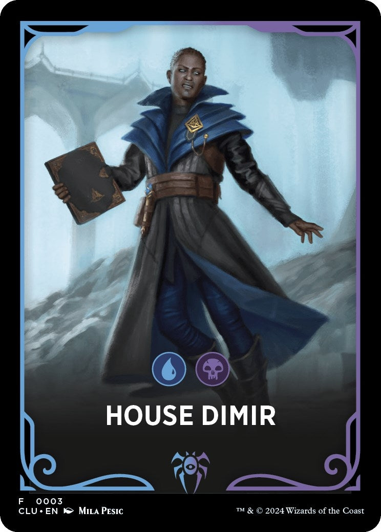 House Dimir Theme Card (0) [CLU] - MTG Single
