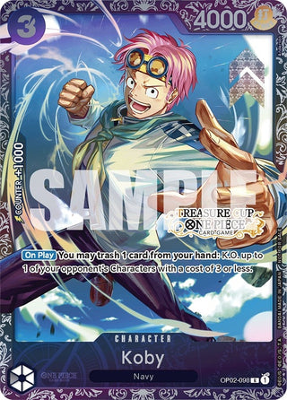 Koby (Treasure Cup) (2098) (OP-PR) - One Piece Card Game Single