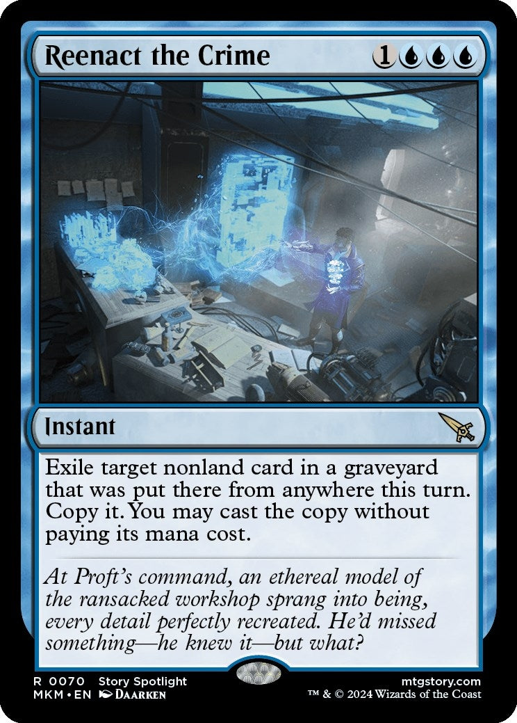 Reenact the Crime (70) [MKM] - MTG Single