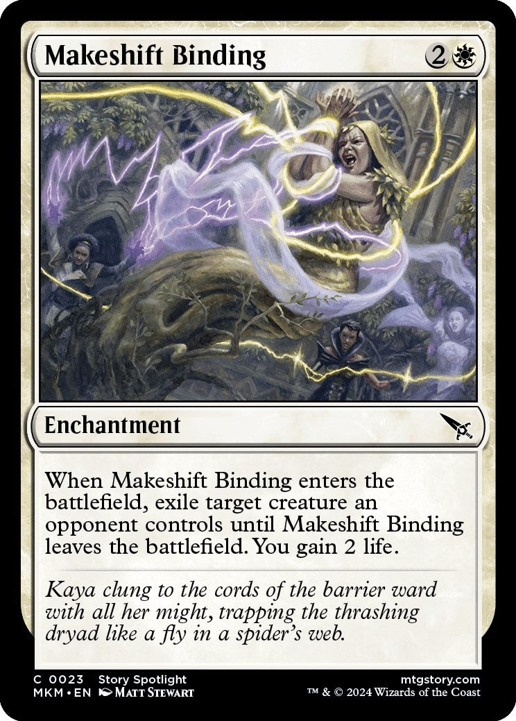 Makeshift Binding (23) [MKM] - MTG Single