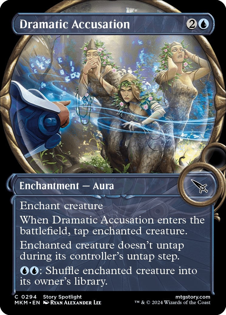 Dramatic Accusation (Showcase) (294) [MKM] - MTG Single