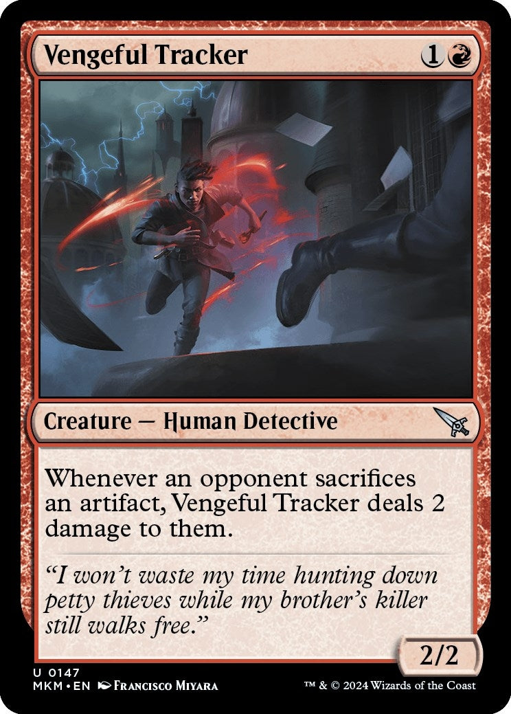Vengeful Tracker (147) [MKM] - MTG Single