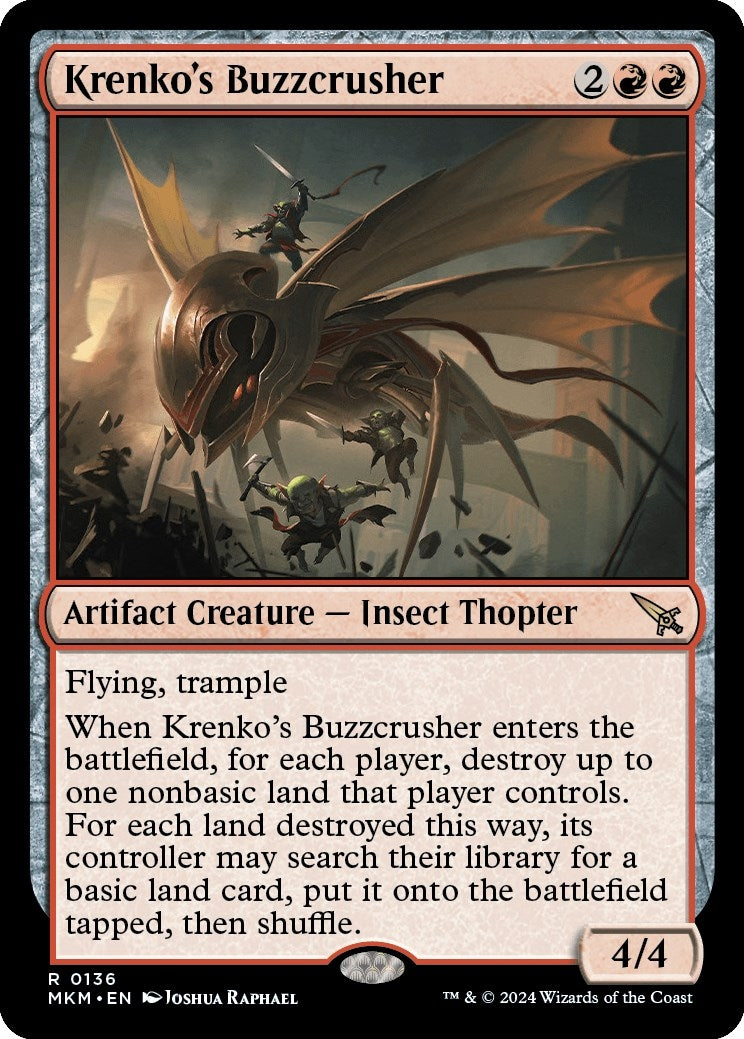 Krenko’s Buzzcrusher (136) [MKM] - MTG Single