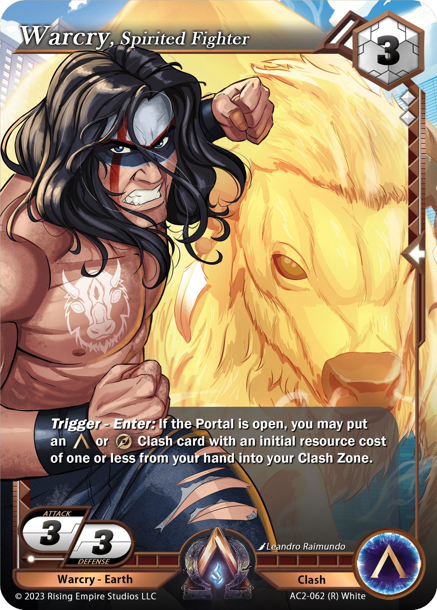 Warcry Spirited Fighter (2062) [AC2] - Alpha Clash Single