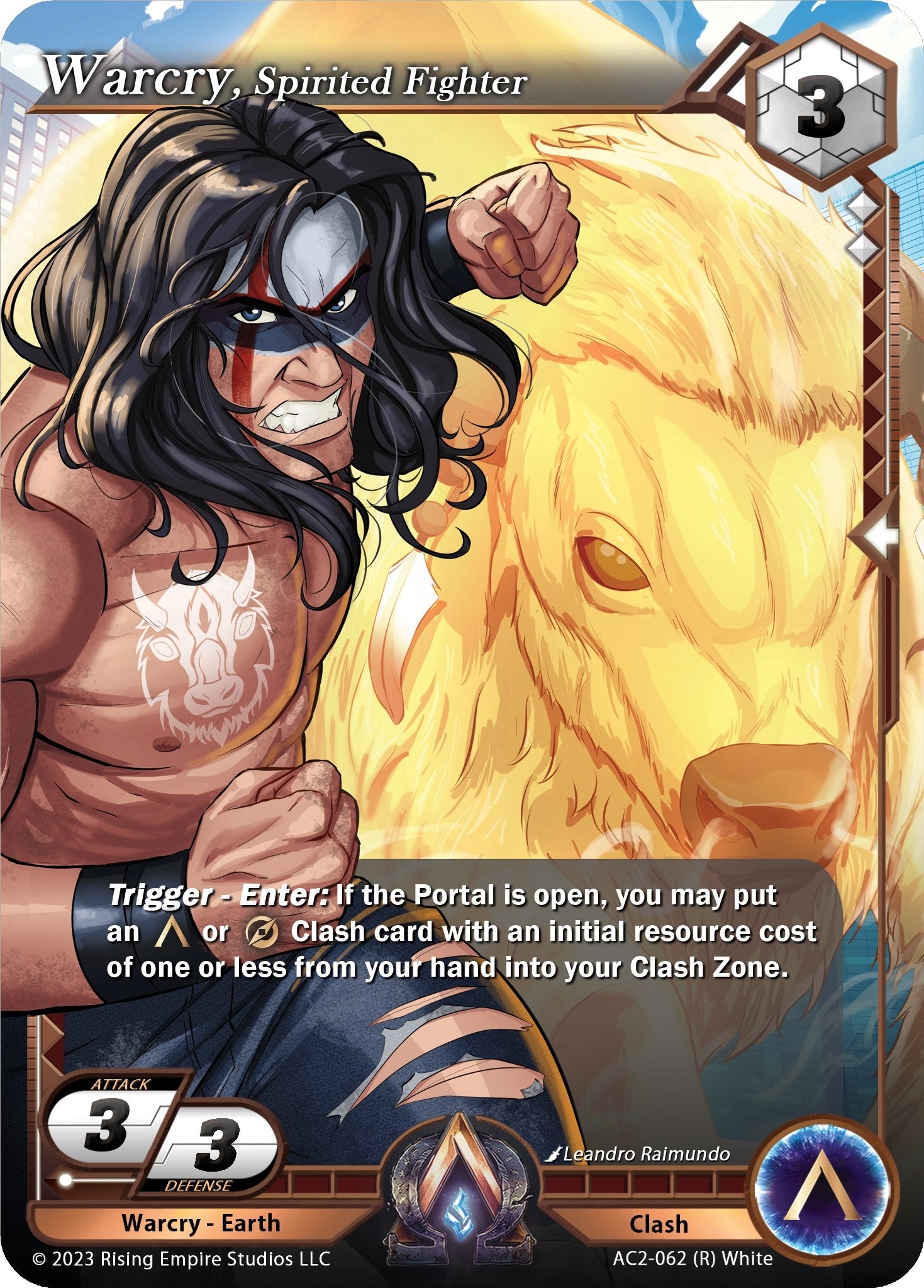 Warcry Spirited Fighter (2062) [AC2] - Alpha Clash Single