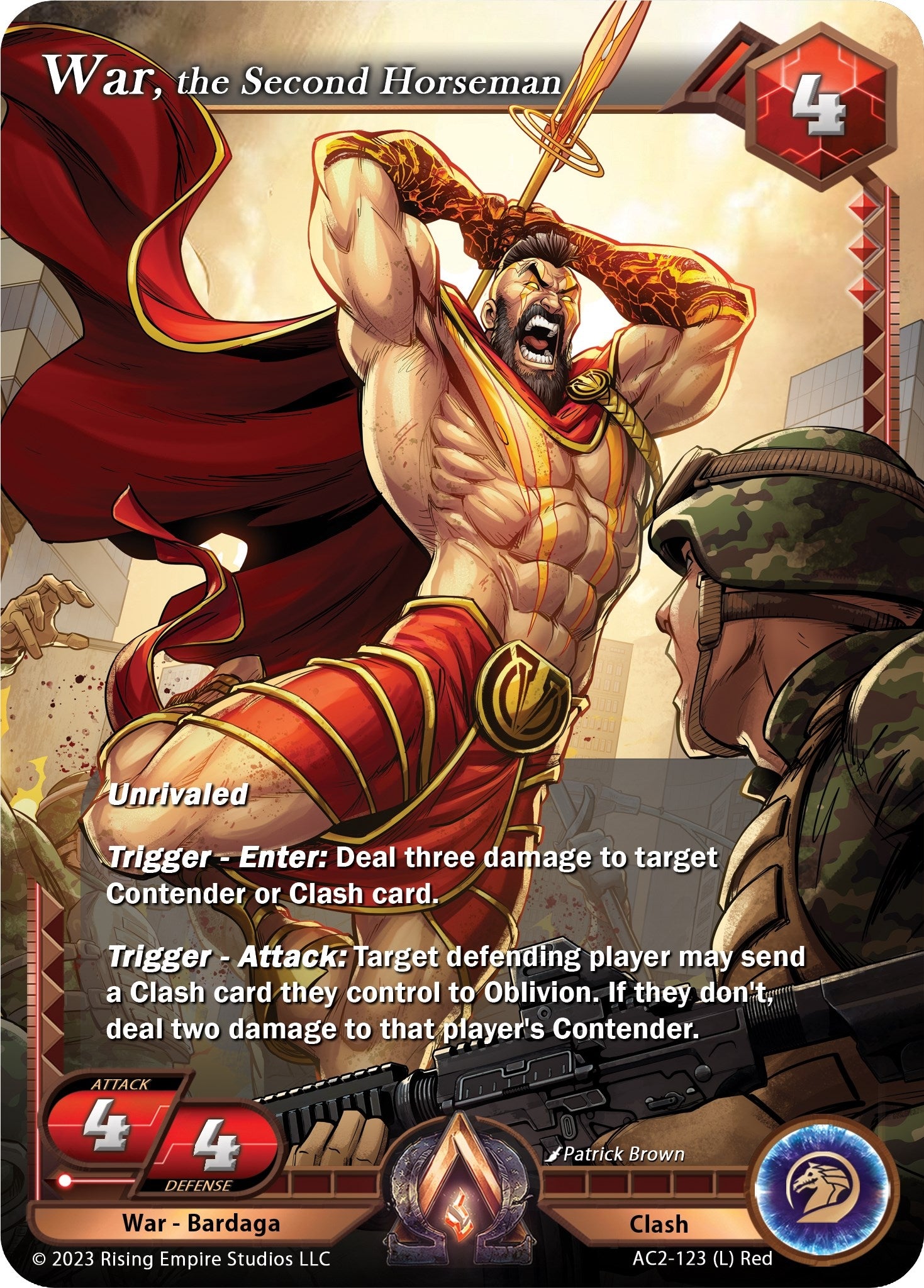 War the Second Horseman (2123) [AC2] - Alpha Clash Single