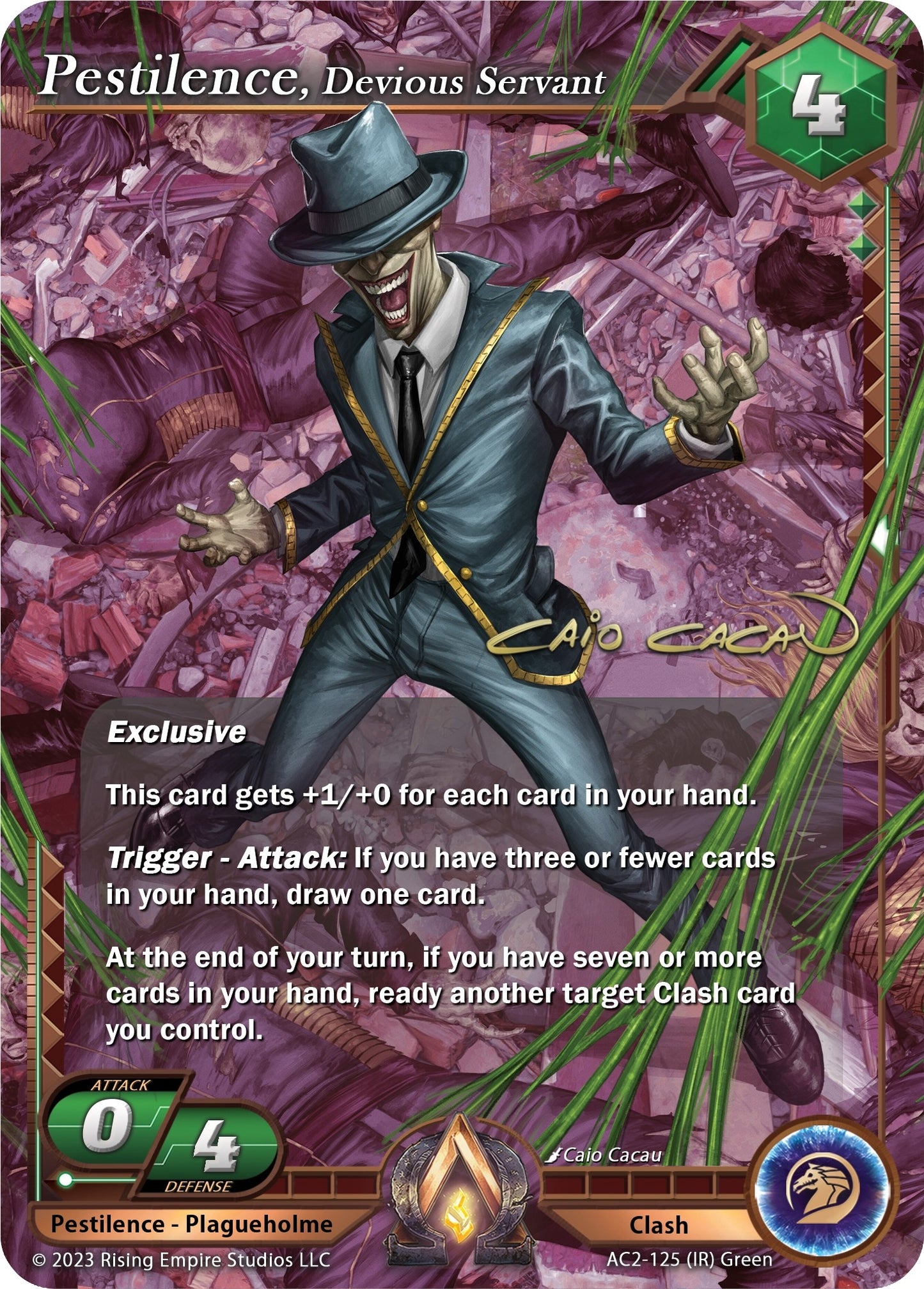 Pestilence Devious Servant (Iconic Rare) (2125) [AC2] - Alpha Clash Single
