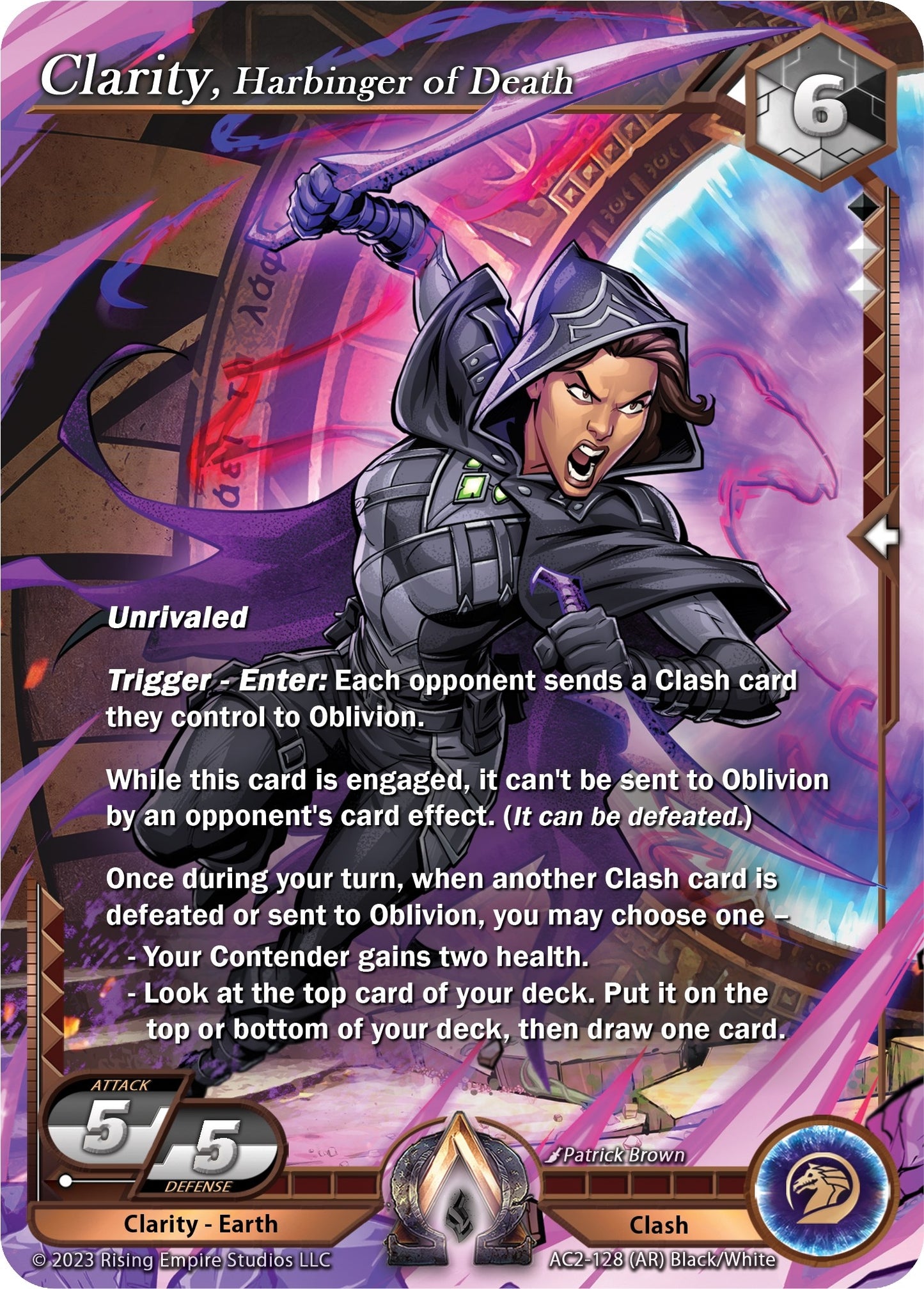 Clarity Harbinger of Death (Alpha Rare) (2128) [AC2] - Alpha Clash Single