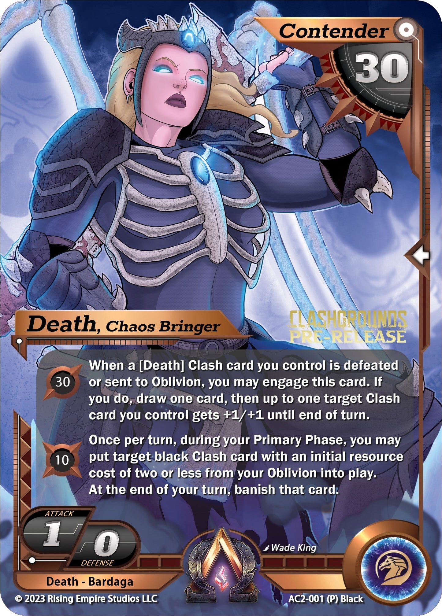 Death Chaos Bringer (Pre-Release) (2001) [AC2] - Alpha Clash Single