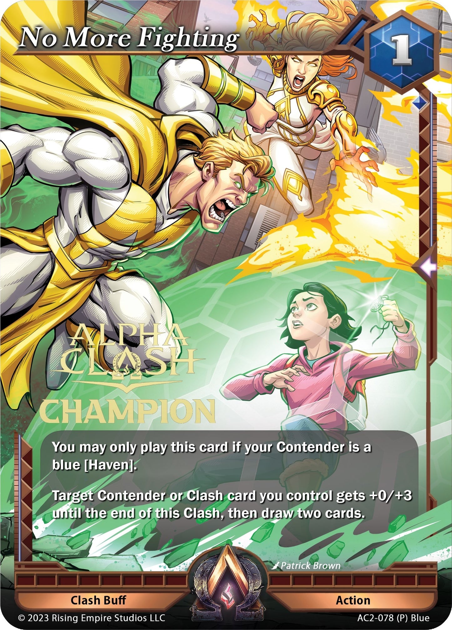 No More Fighting (Champion) (2078) [AC2] - Alpha Clash Single