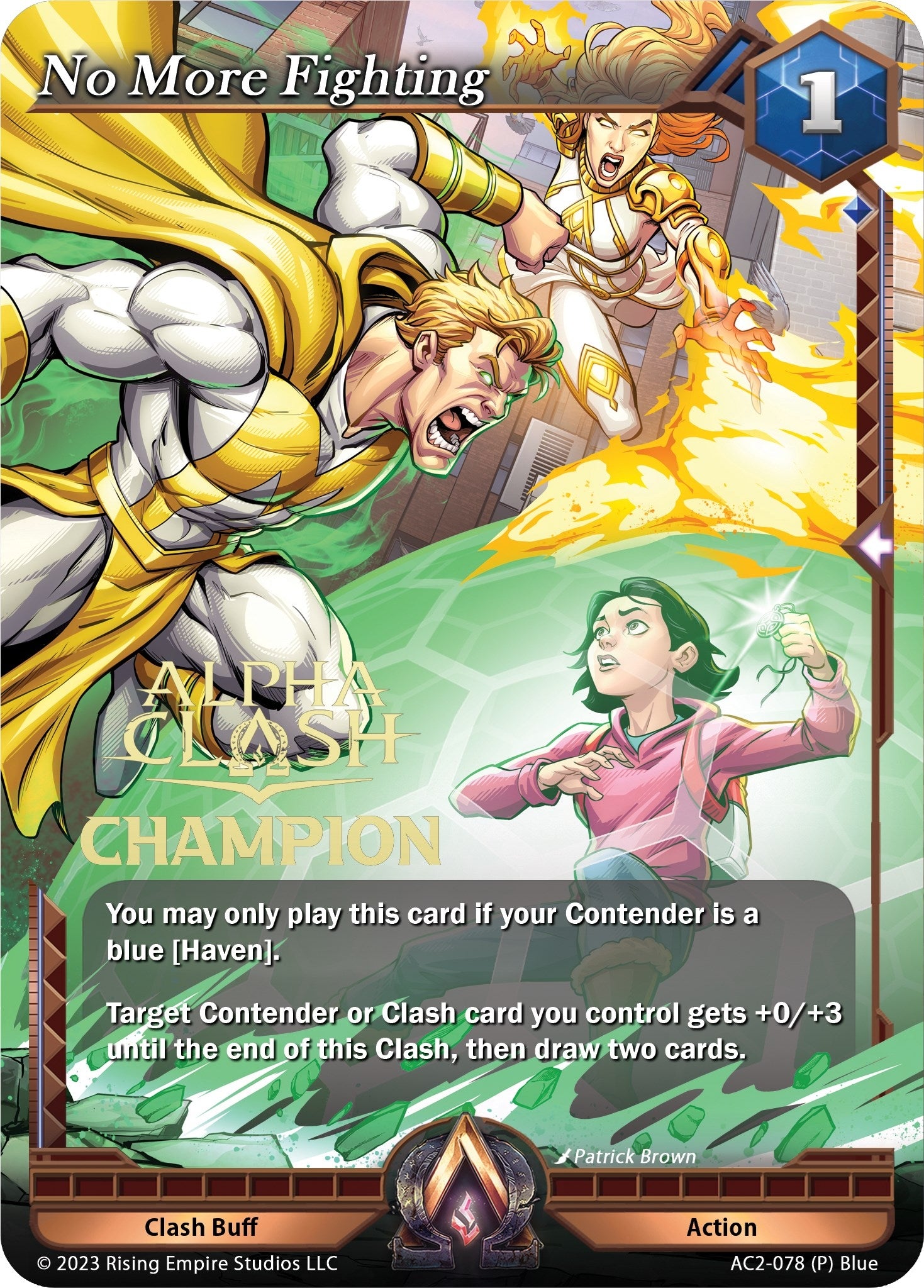 No More Fighting (Champion) (2078) [AC2] - Alpha Clash Single