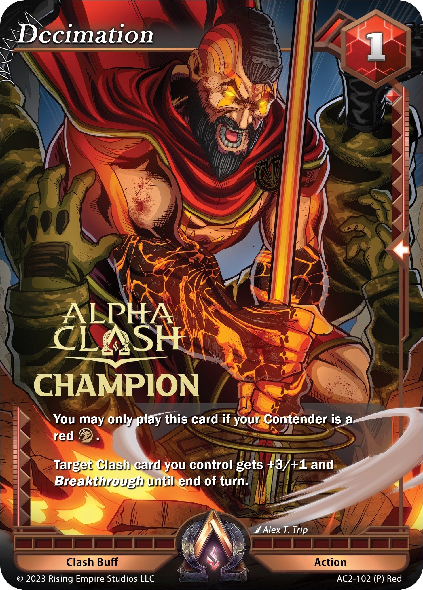 Decimation (Champion) (2102) [AC2] - Alpha Clash Single