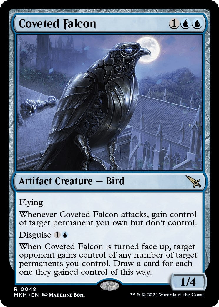 Coveted Falcon (48) [MKM] - MTG Single