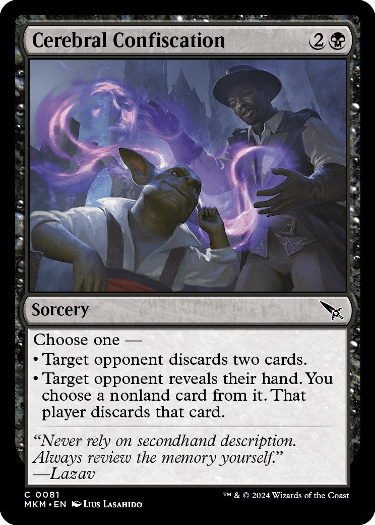 Cerebral Confiscation (81) [MKM] - MTG Single