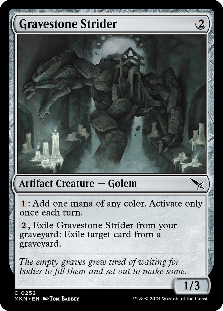 Gravestone Strider (252) [MKM] - MTG Single
