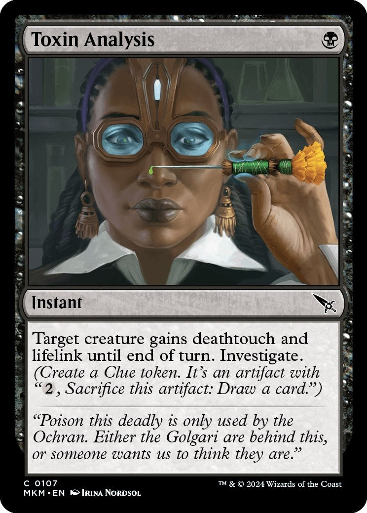 Toxin Analysis (107) [MKM] - MTG Single