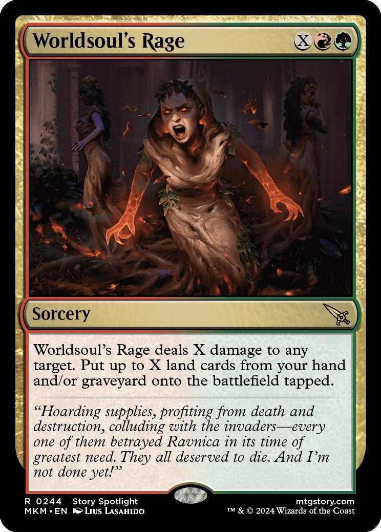 Worldsoul’s Rage (244) [MKM] - MTG Single
