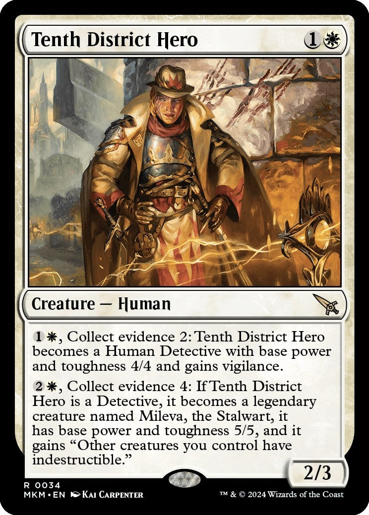 Tenth District Hero (34) [MKM] - MTG Single