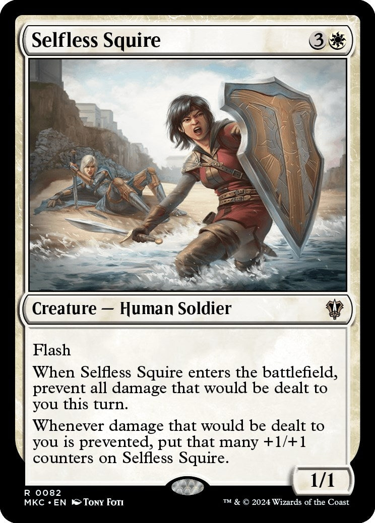 Selfless Squire (82) [MKC] - MTG Single