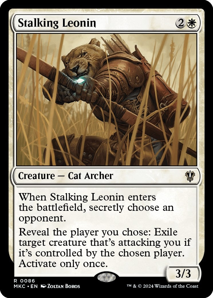 Stalking Leonin (86) [MKC] - MTG Single