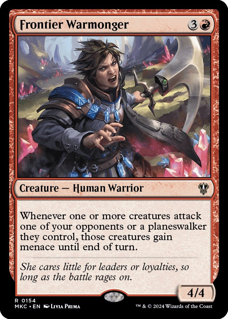 Frontier Warmonger (154) [MKC] - MTG Single