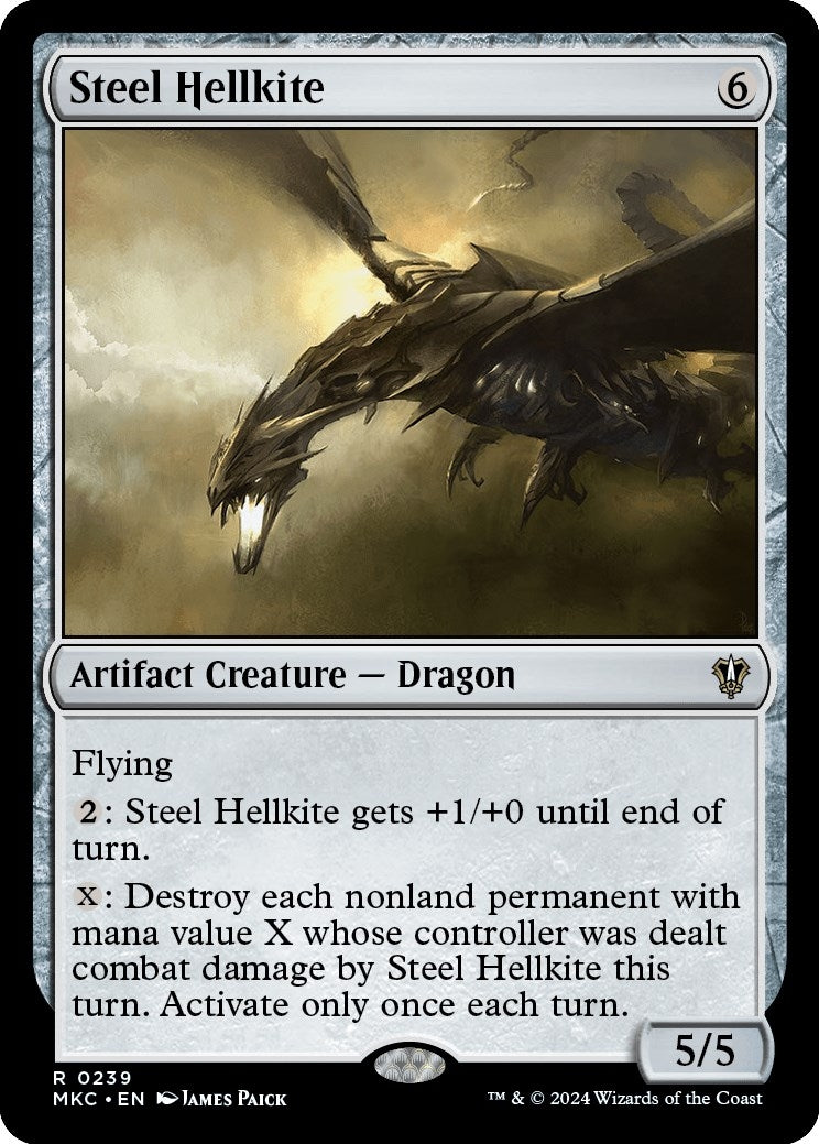 Steel Hellkite (239) [MKC] - MTG Single