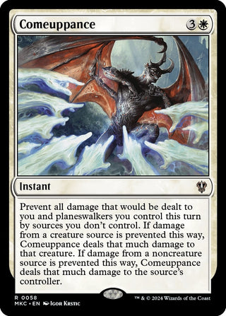 Comeuppance (58) [MKC] - MTG Single