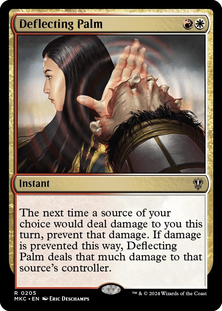 Deflecting Palm (205) [MKC] - MTG Single