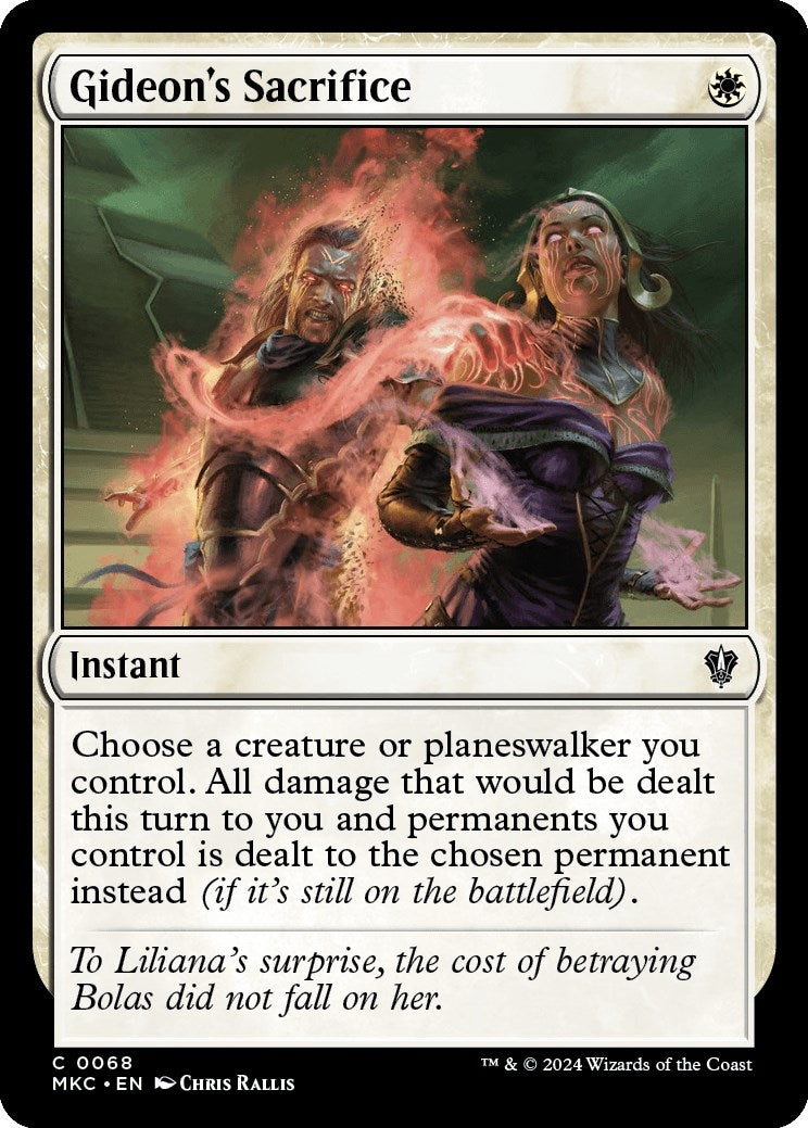 Gideon’s Sacrifice (68) [MKC] - MTG Single