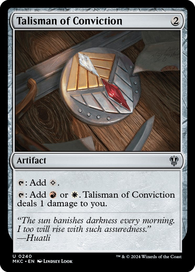 Talisman of Conviction (240) [MKC] - MTG Single