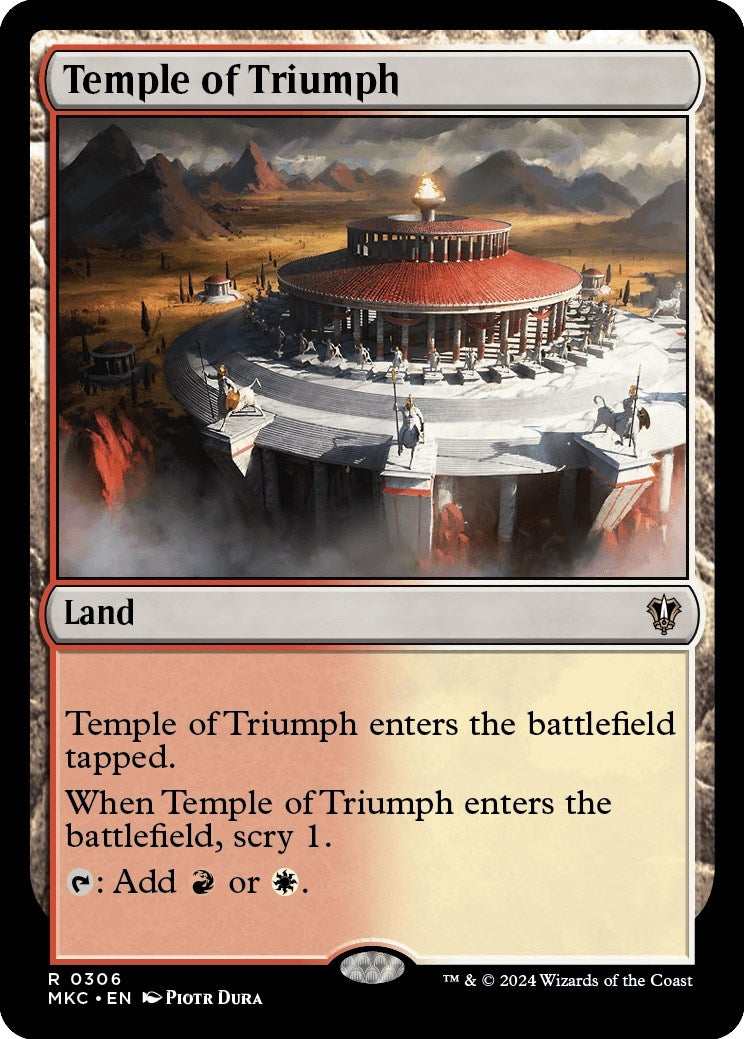 Temple of Triumph (306) [MKC] - MTG Single