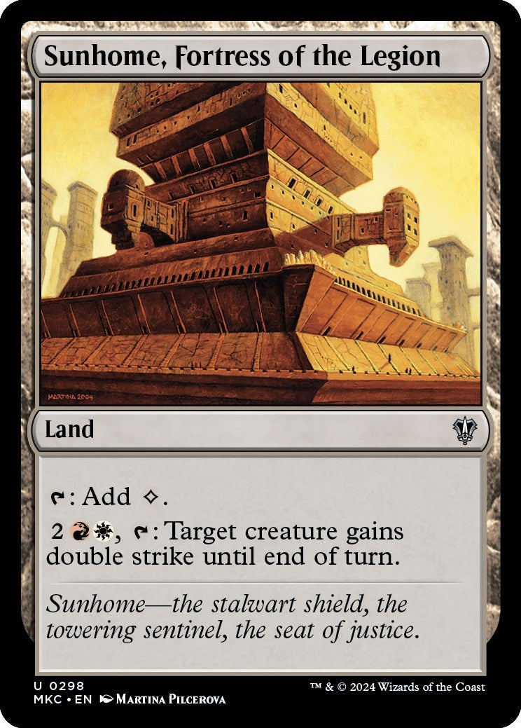 Sunhome Fortress of the Legion (298) [MKC] - MTG Single