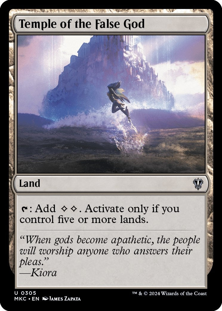 Temple of the False God (305) [MKC] - MTG Single