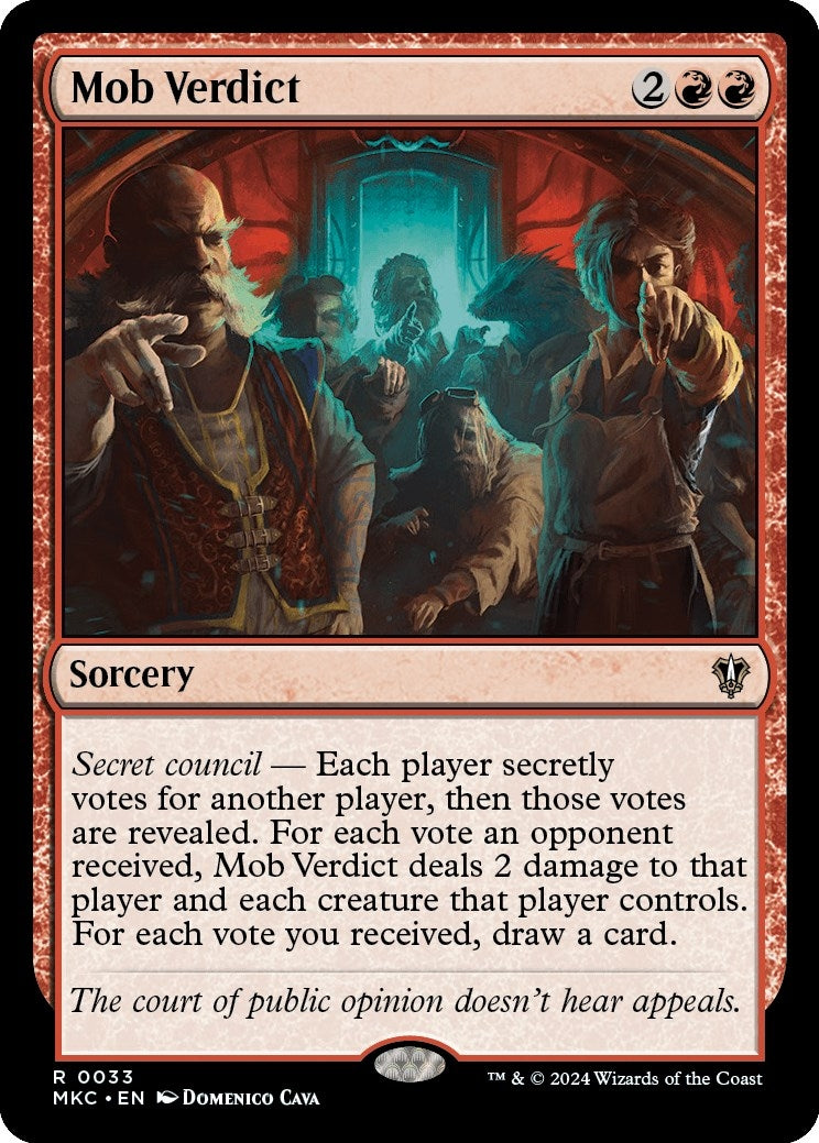 Mob Verdict (33) [MKC] - MTG Single