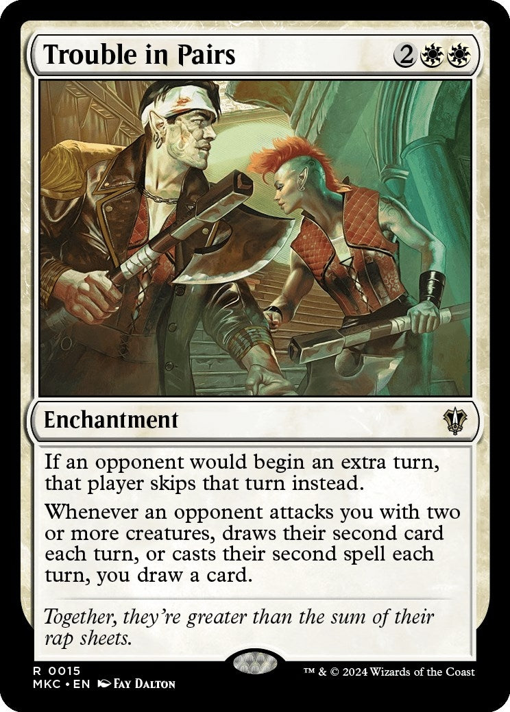 Trouble in Pairs (15) [MKC] - MTG Single