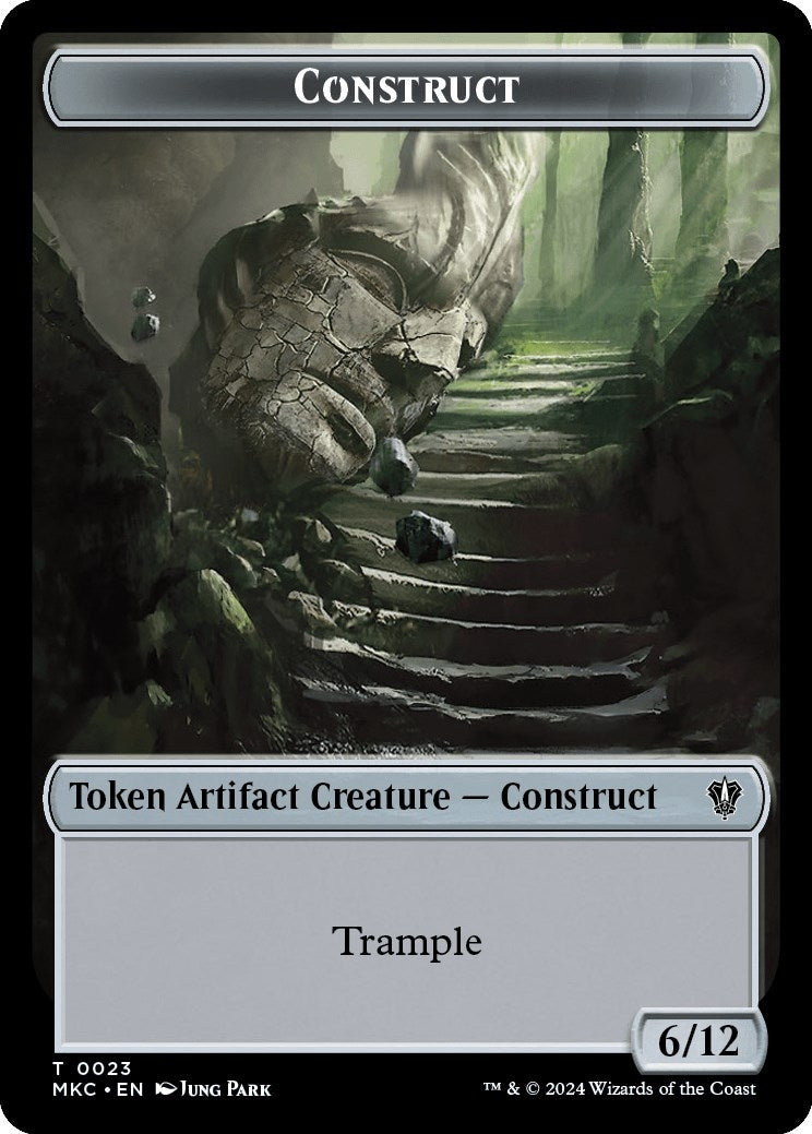 Construct // Soldier Double-Sided Token (0) [MKC] - MTG Single