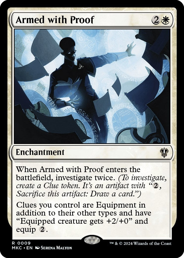 Armed with Proof (9) [MKC] - MTG Single