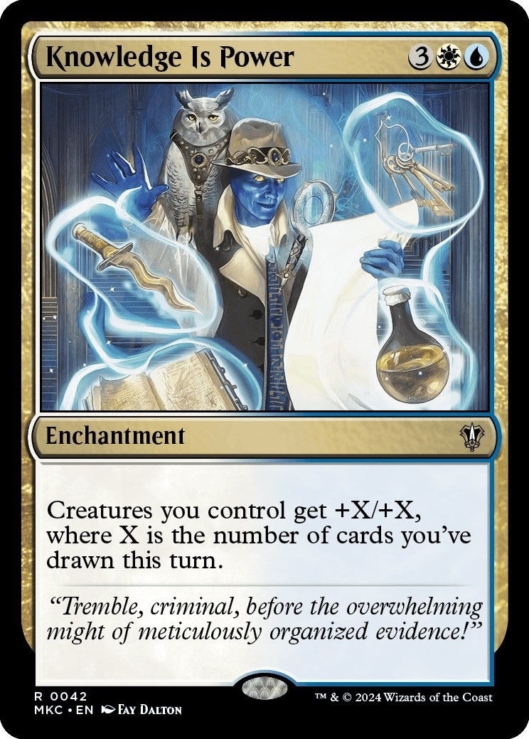Knowledge is Power (42) [MKC] - MTG Single