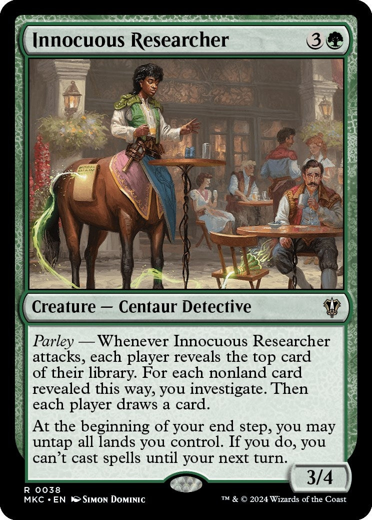 Innocuous Researcher (38) [MKC] - MTG Single