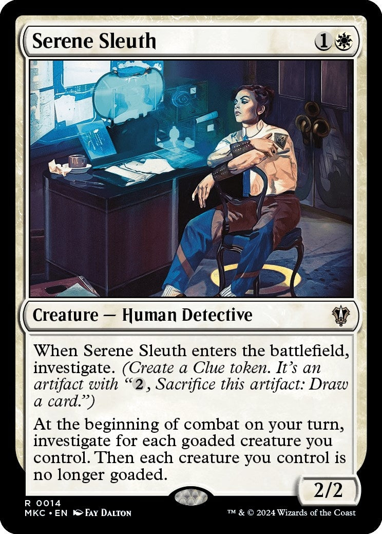 Serene Sleuth (14) [MKC] - MTG Single