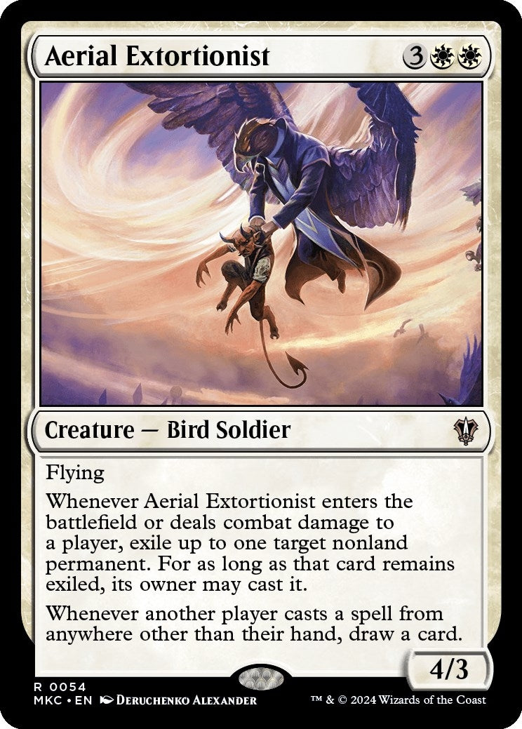 Aerial Extortionist (54) [MKC] - MTG Single