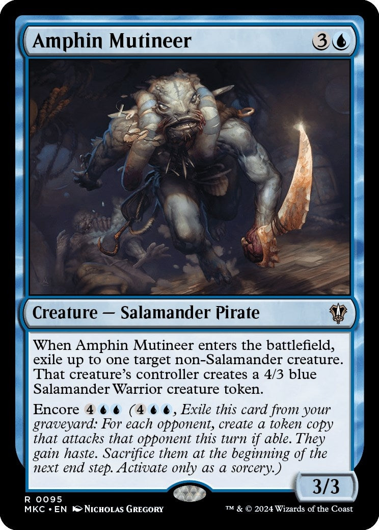 Amphin Mutineer (95) [MKC] - MTG Single