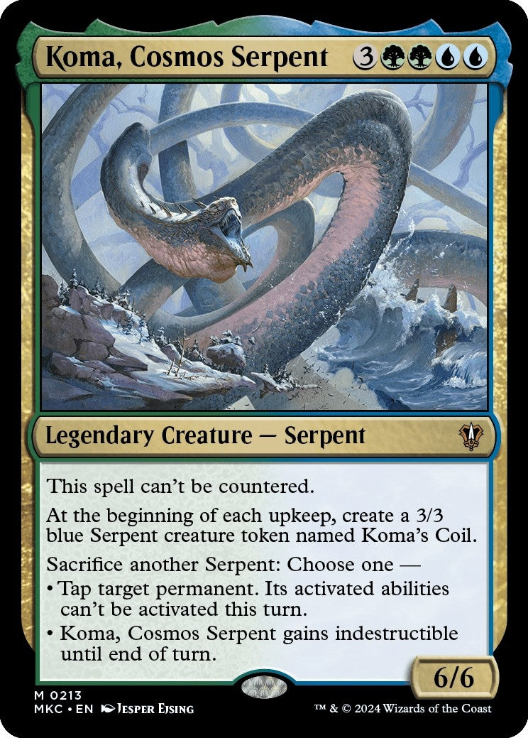 Koma Cosmos Serpent (213) [MKC] - MTG Single