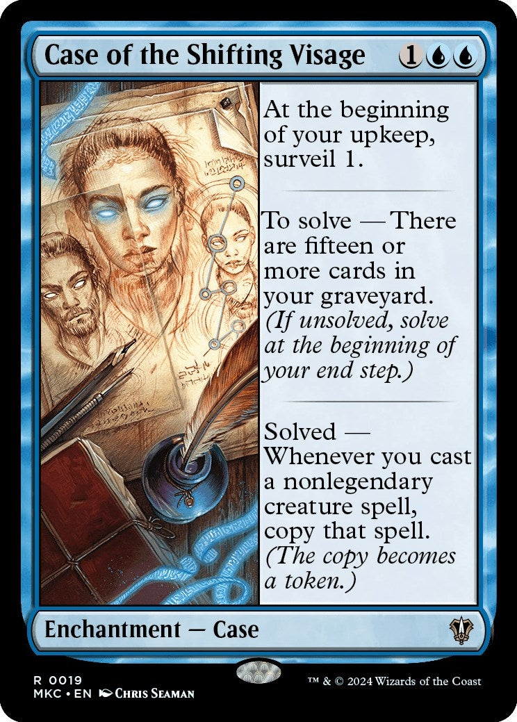 Case of the Shifting Visage (19) [MKC] - MTG Single