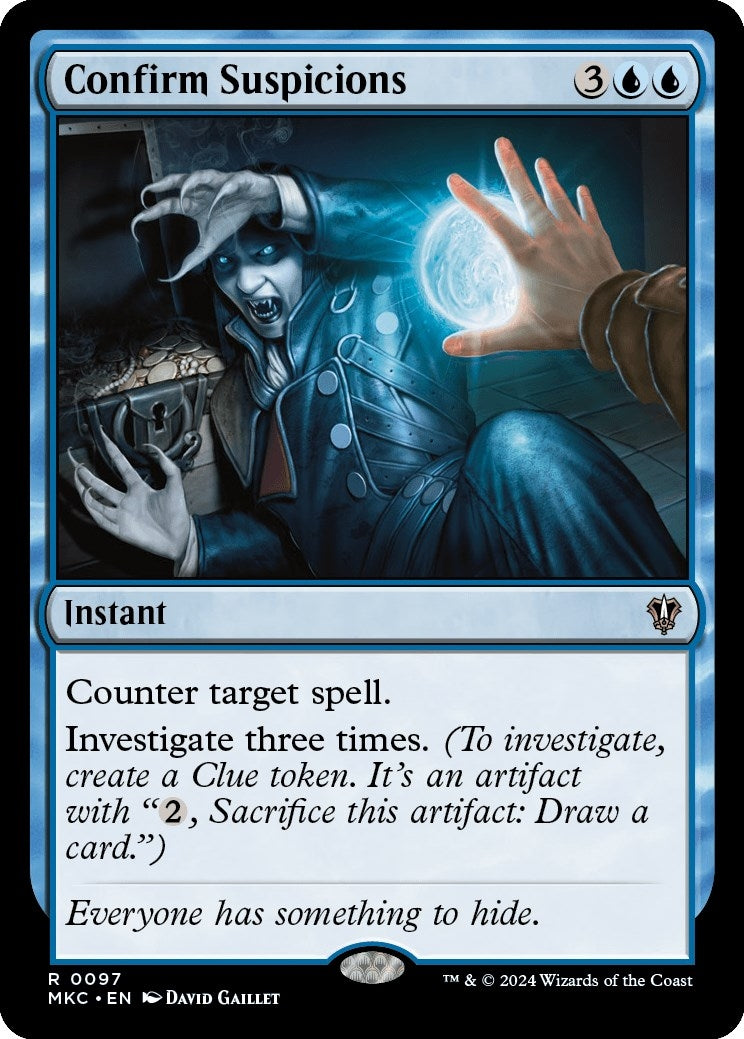 Confirm Suspicions (97) [MKC] - MTG Single