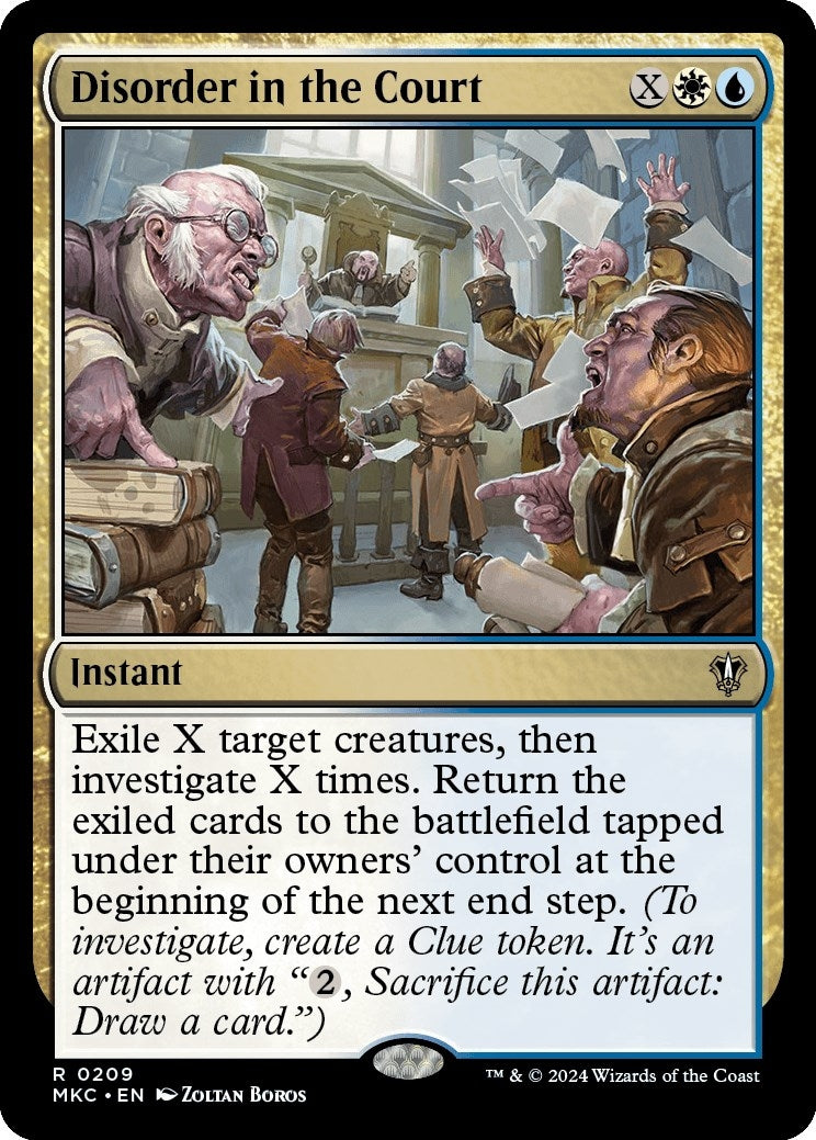 Disorder in the Court (209) [MKC] - MTG Single