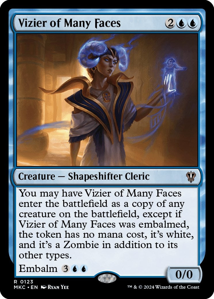 Vizier of Many Faces (123) [MKC] - MTG Single