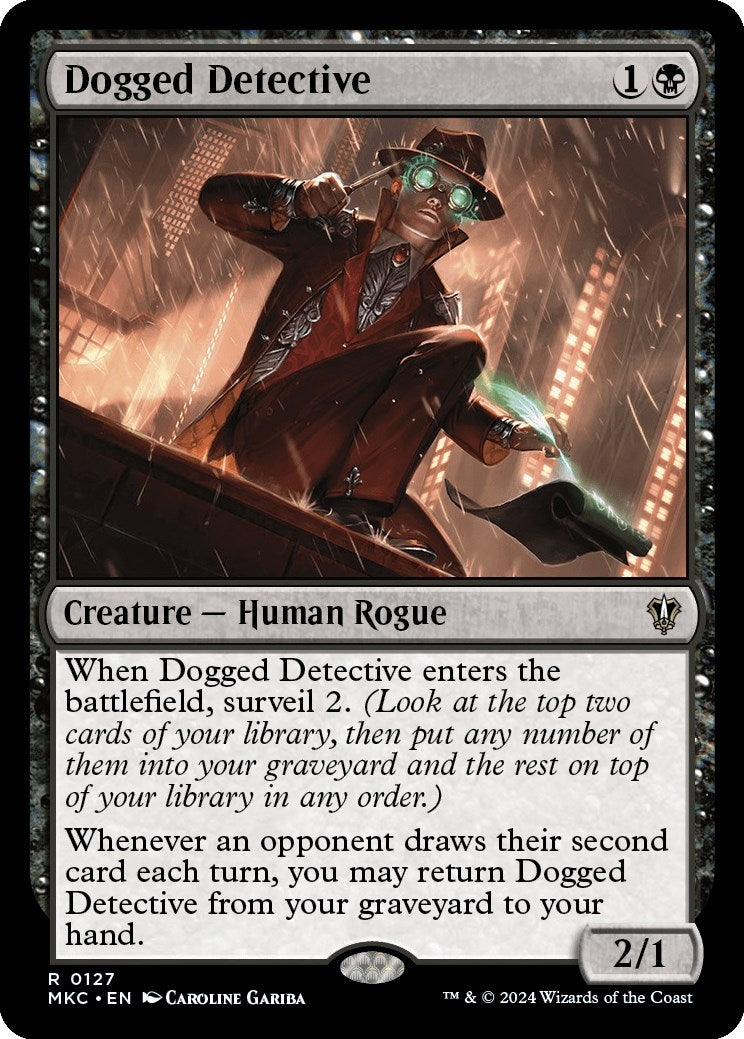 Dogged Detective (127) [MKC] - MTG Single