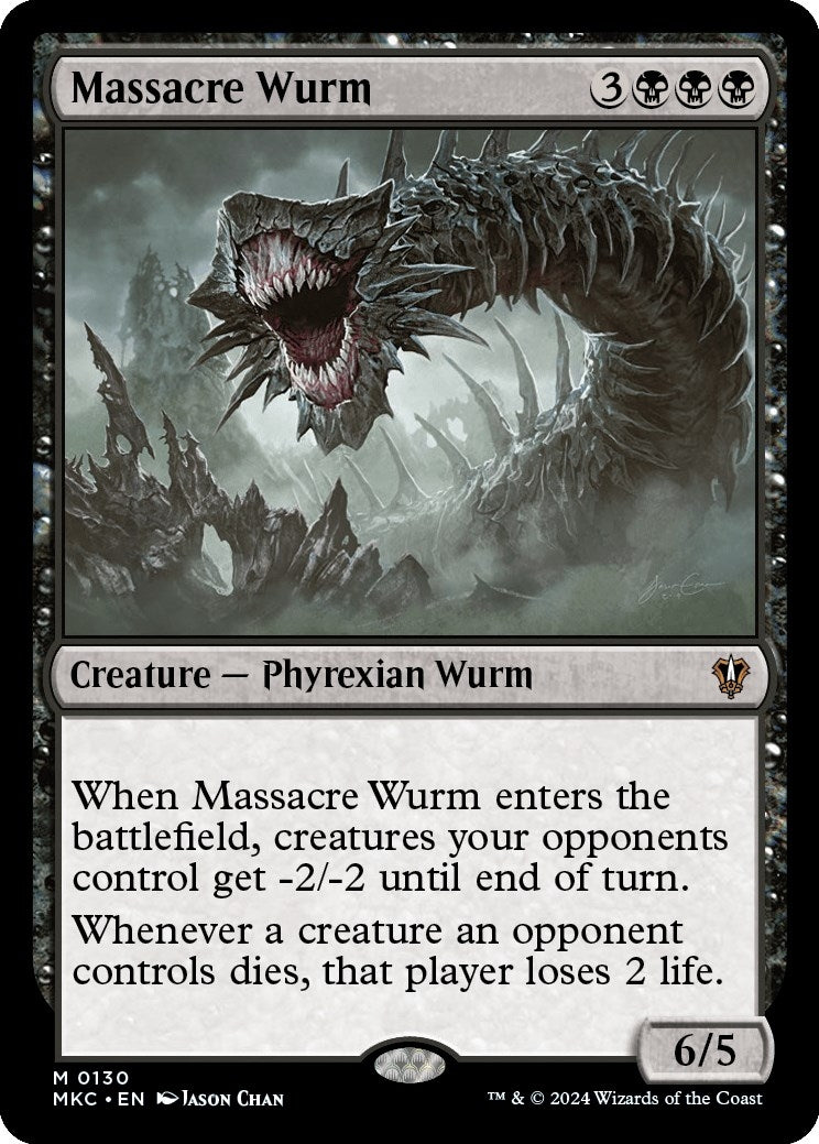 Massacre Wurm (130) [MKC] - MTG Single