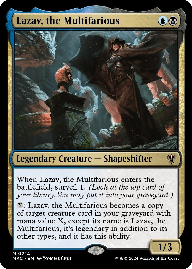 Lazav the Multifarious (214) [MKC] - MTG Single